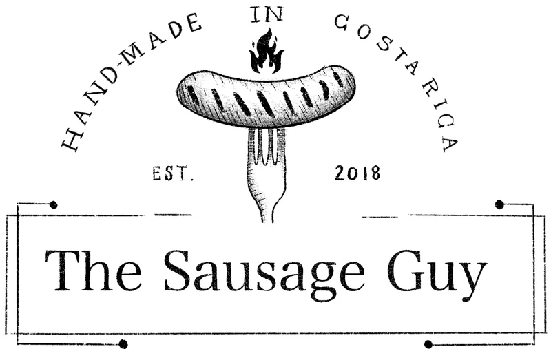 The Sausage Guy Costa Rica logo — handmade artisan sausages in Playa Potrero